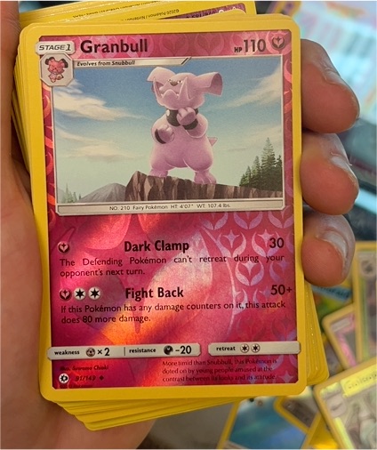 2017 Pokémon Sun & Moon #91 Granbull — front