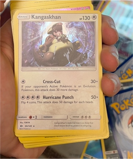 2017 Pokémon Sun & Moon #99 Kangaskhan — front