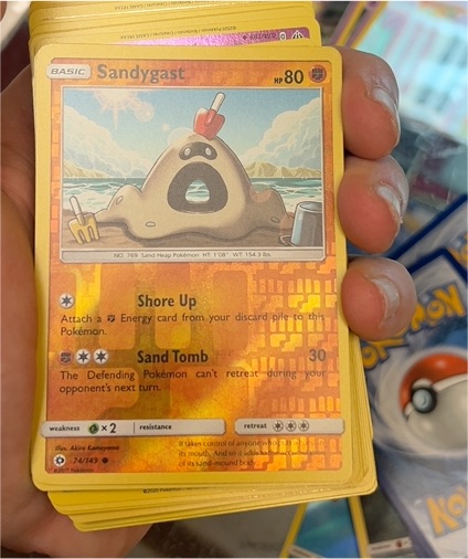 2017 Pokémon Sun & Moon #74 Sandygast — front