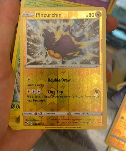 2020 Pokémon TCG Darkness Ablaze #064 Pincurchin — front