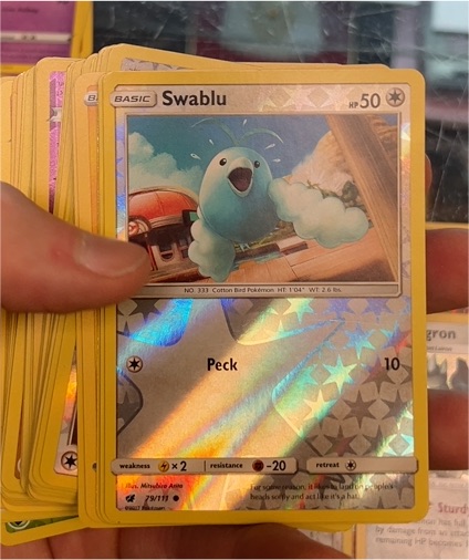 2017 Pokémon Sun & Moon Crimson Invasion #79 Swablu — front