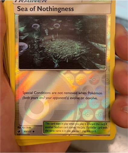 2017 Pokémon Crimson Invasion #99 Sea of Nothingness — front