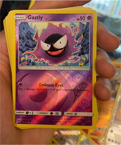 2017 Pokémon Sun & Moon Crimson Invasion #36 Gastly — front