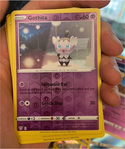 2020 Pokemon Darkness Ablaze #073 Gothita — front