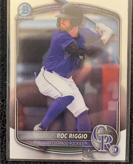 2025 Bowman Draft Chrome #BDC-19 Roc Riggio — front