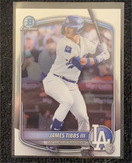 2025 Bowman Draft Chrome #BDC-74 James Tibbs III — front
