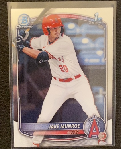 2025 Bowman Draft Chrome #BDC-128 Jake Munroe — front
