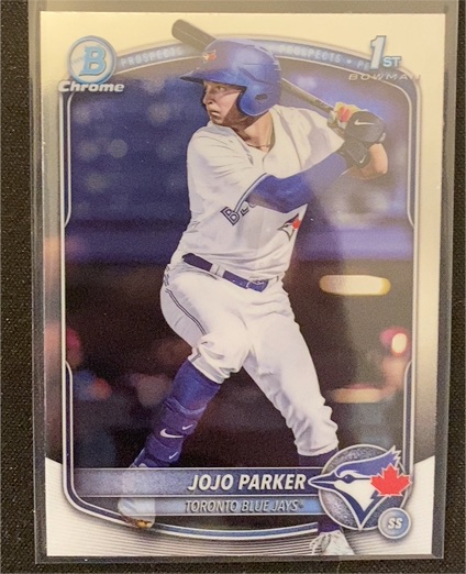 2025 Bowman Chrome Draft #BDC-8 JoJo Parker — front