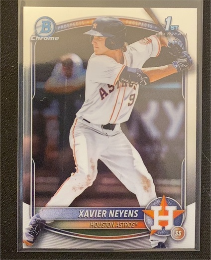 2025 Bowman Chrome Draft #BDC-2 Xavier Neyens — front