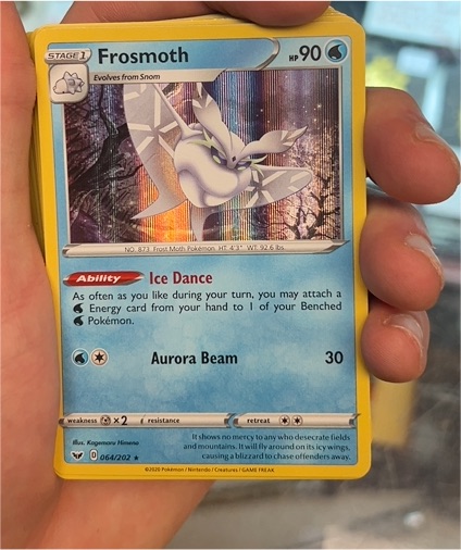 2020 Pokémon Sword & Shield #064 Frosmoth — front