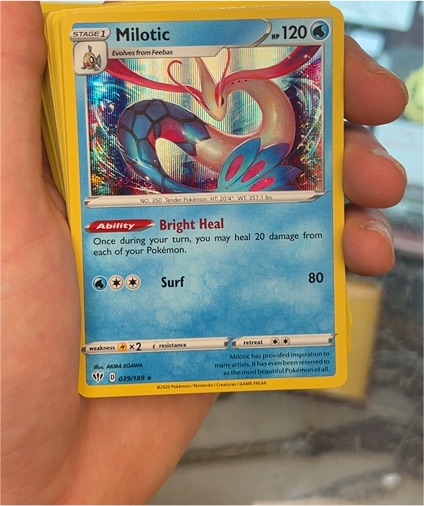 2020 Pokémon #039 Milotic — front