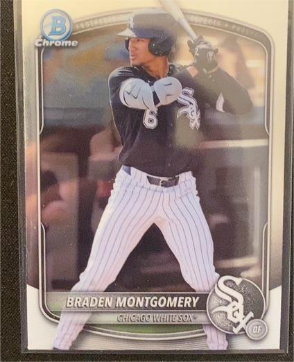 2025 Bowman Draft #BDC-18 Braden Montgomery Chrome — front