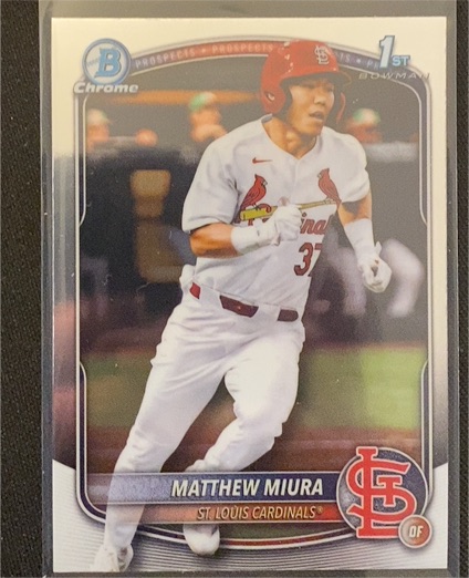 2025 Bowman Draft Chrome #BDC-57 Matthew Miura — front