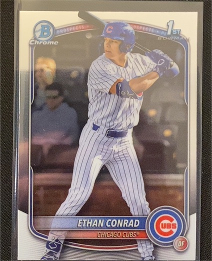 2025 Bowman Chrome #BDC-17 Ethan Conrad — front
