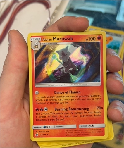 2016 Pokémon #12 Alolan Marowak — front