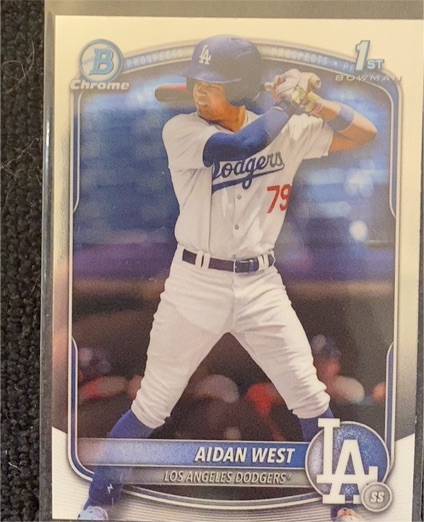 2025 Bowman Draft Chrome #BDC-6 Aidan West — front