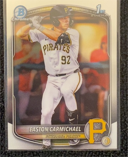 2025 Bowman Draft Chrome #BDC-50 Easton Carmichael — front