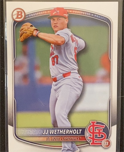 2025 Bowman Draft #BD-145 JJ Wetherholt — front