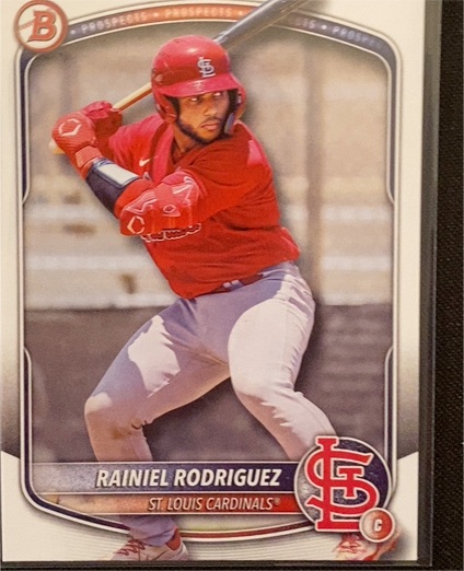 2025 Bowman Draft #BD-72 Rainiel Rodriguez — front