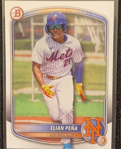 2025 Bowman Draft #BD-115 Elian Peña — front