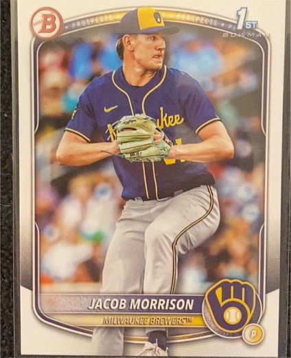2025 Bowman Draft #BD-42 Jacob Morrison — front