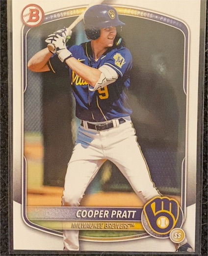 2025 Bowman Draft #BDC-157 Cooper Pratt — front