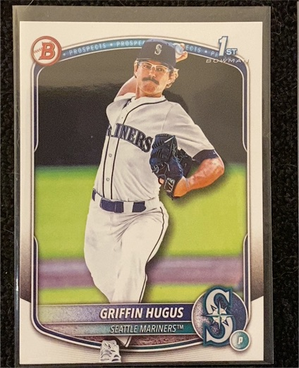 2025 Bowman Draft #1 Griffin Hugus — front