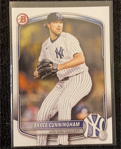 2025 Bowman Draft #BD-155 Bryce Cunningham — front