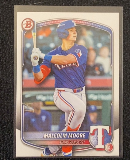 2025 Bowman Draft #BDC-191 Malcolm Moore — front