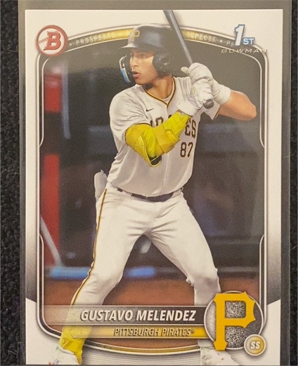 2025 Bowman Draft #BD-112 Gustavo Melendez — front