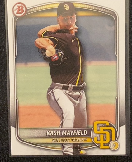 2025 Bowman Draft #BD-95 Kash Mayfield — front