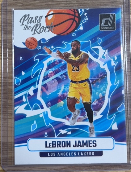 2024-25 Donruss #4 LeBron James Pass the Rock — front