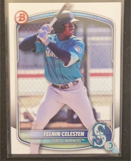 2025 Bowman Draft #BDC-103 Felnin Celesten — front