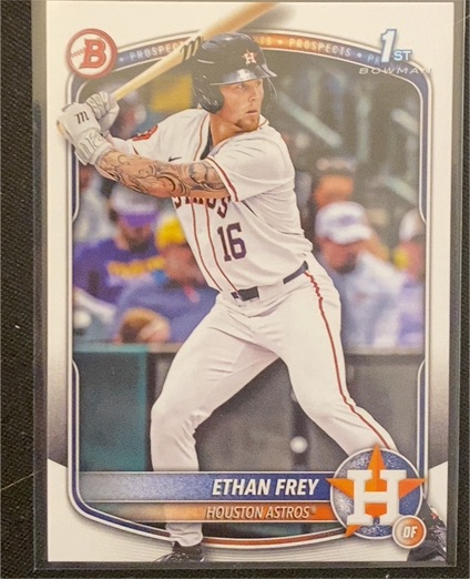 2025 Bowman Draft #BD-67 Ethan Frey Houston Astros — front