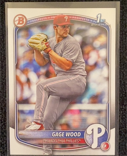2025 Bowman Draft #BD-4 Gage Wood — front