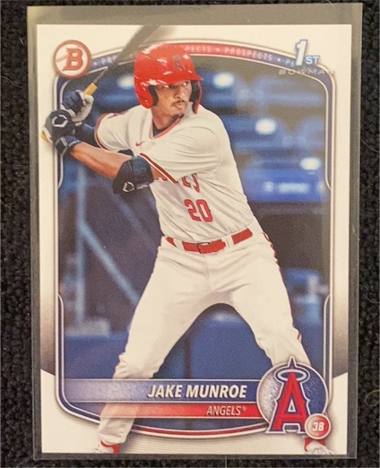2025 Bowman Draft #BDC-128 Jake Munroe — front