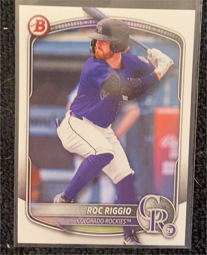 2025 Bowman Draft #BD-19 Roc Riggio — front