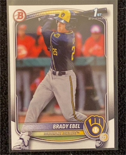 2025 Bowman Draft #BD-194 Brady Ebel — front