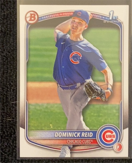 2025 Bowman Draft #BD-53 Dominick Reid — front