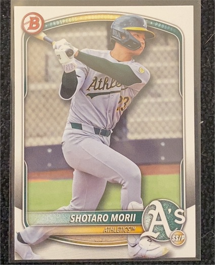 2025 Bowman Draft #BD-174 Shotaro Morii — front