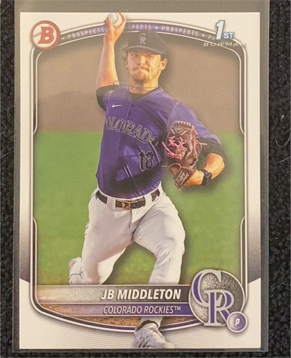 2025 Bowman Draft #BDC-78 JB Middleton — front