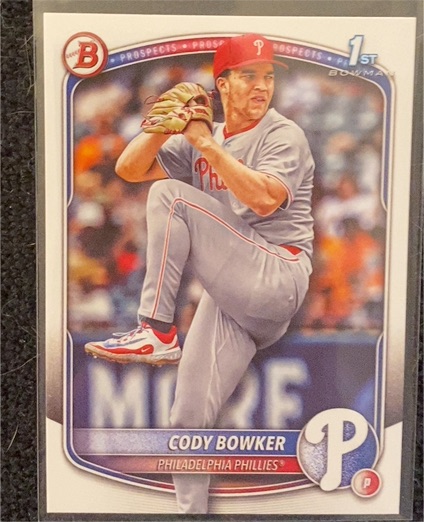 2025 Bowman Draft #BD-140 Cody Bowker — front