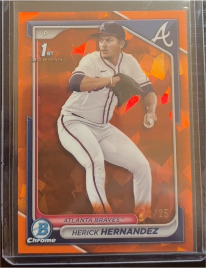 2024 Bowman Chrome #BDC-145 Herick Hernandez — front