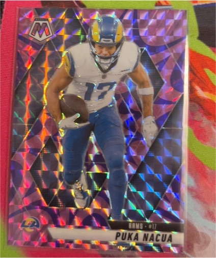 2025 Panini Mosaic #102 Puka Nacua — front