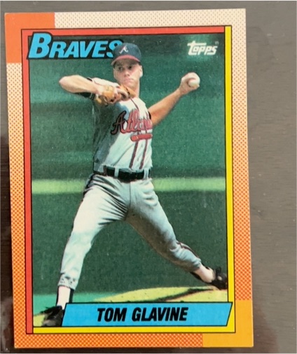 1990 Topps #506 Tom Glavine — front