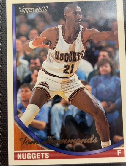 1993-94 Topps Gold #234 Tom Hammonds — front