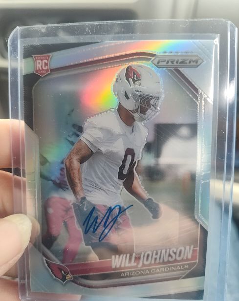 2025 Panini Prizm #370 Will Johnson — front