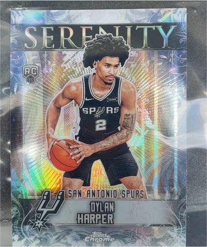 2025-26 Topps Chrome #SY-12 Dylan Harper Serenity Refractor Rookie — front