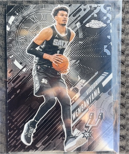 2025-26 Topps Chrome #GT-11 Victor Wembanyama Go Time — front