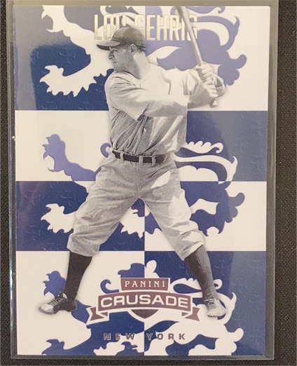 2025 Panini Crusade #51 Lou Gehrig — front